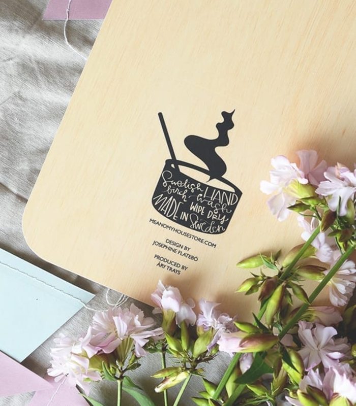 OnlyByGrace Skærebræt Bless our home Bagside