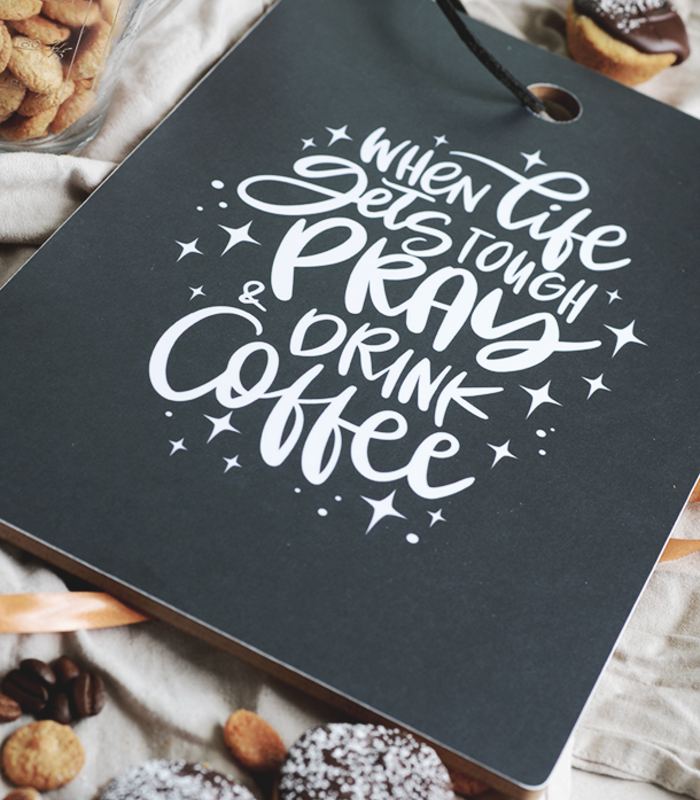 OnlyByGrace Skærebræt When life gets tough