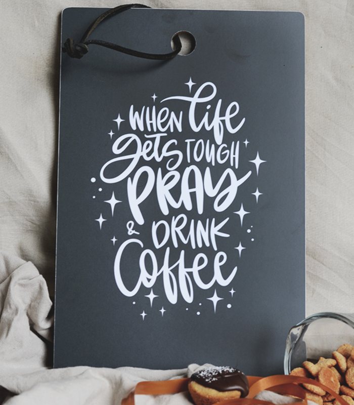 OnlyByGrace Skærebræt When life gets tough