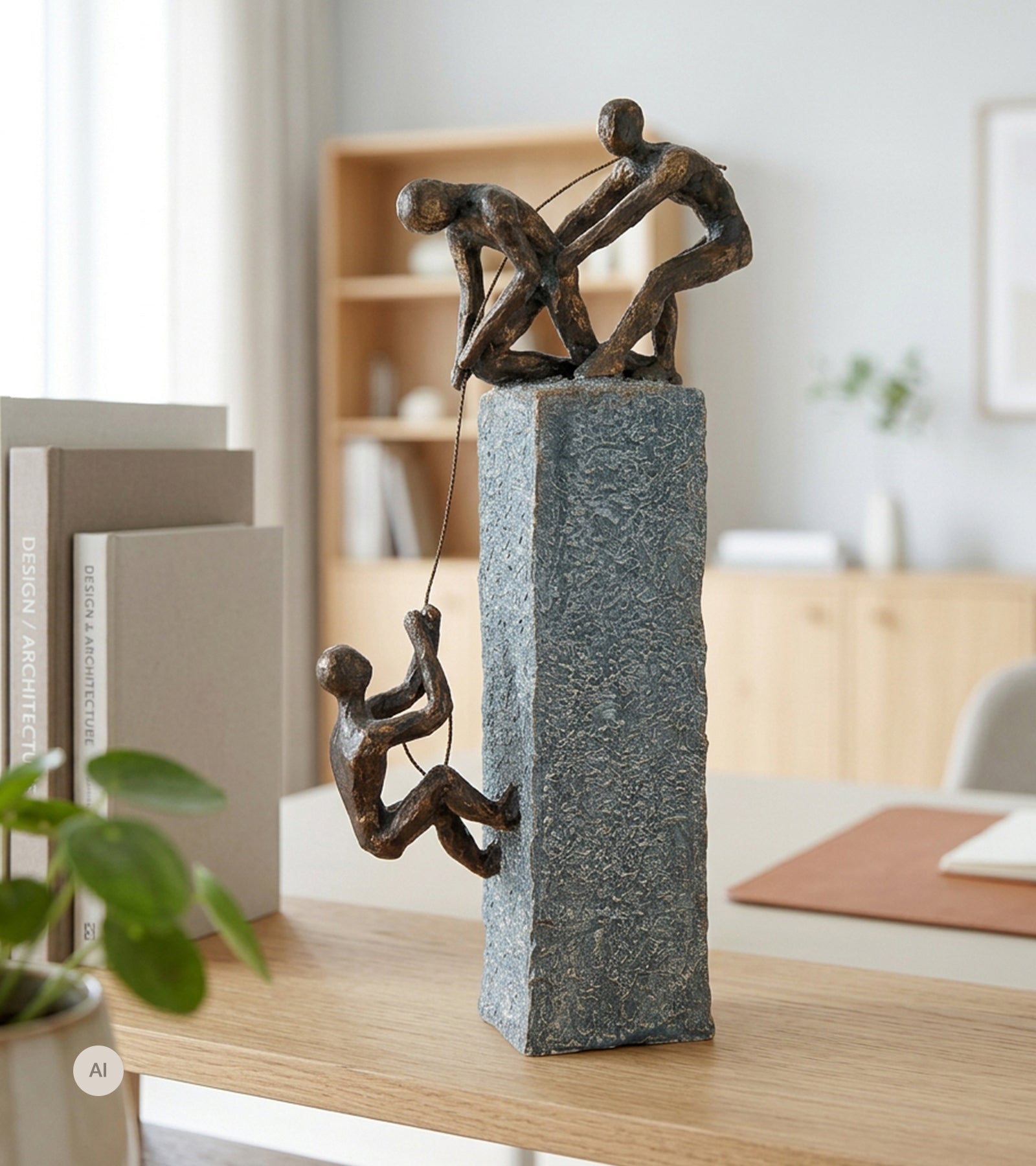 Skulptur: Assistance, 43 cm