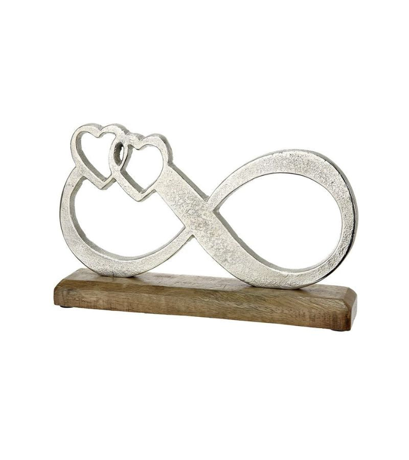 OnlyByGrace Skulptur Evighedstegn To Hjerter