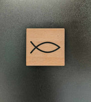 OnlyByGrace Stempel fisk 4x4 cm