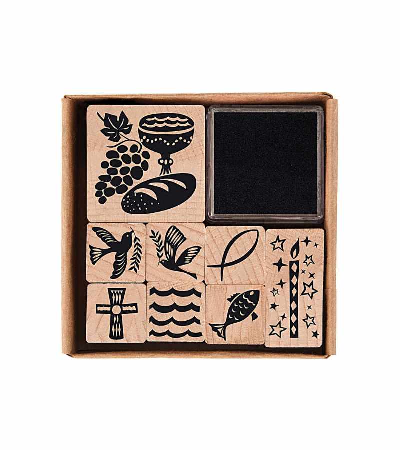 OnlyByGrace Stempel sæt kirke symboler