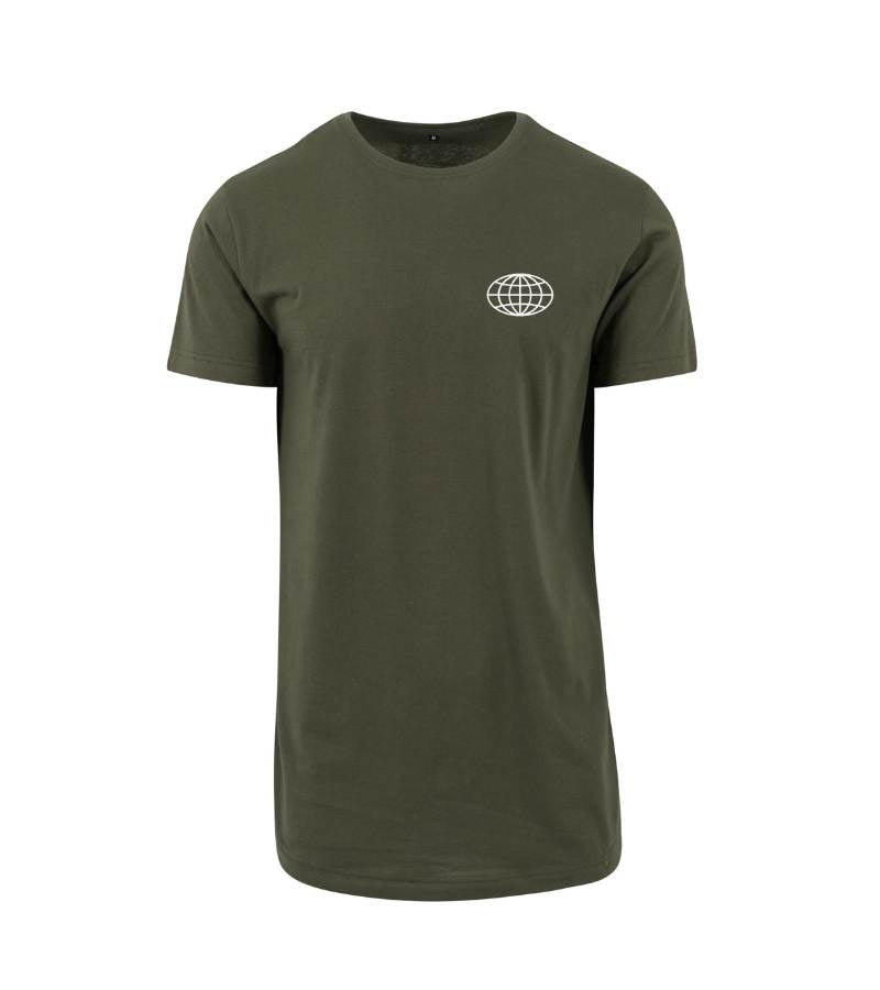 OnlyByGrace T-shirt-olivegreen The world John 3 16 front