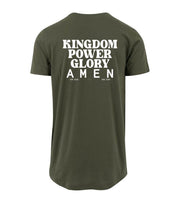 OnlyByGrace T-shirt olivegreen Kingdom power glory back