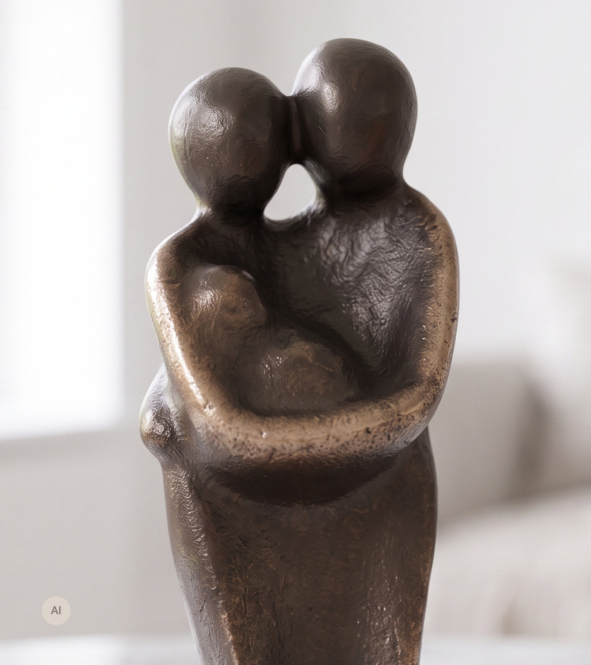 La Fiducia -Bronze figur, Tillid