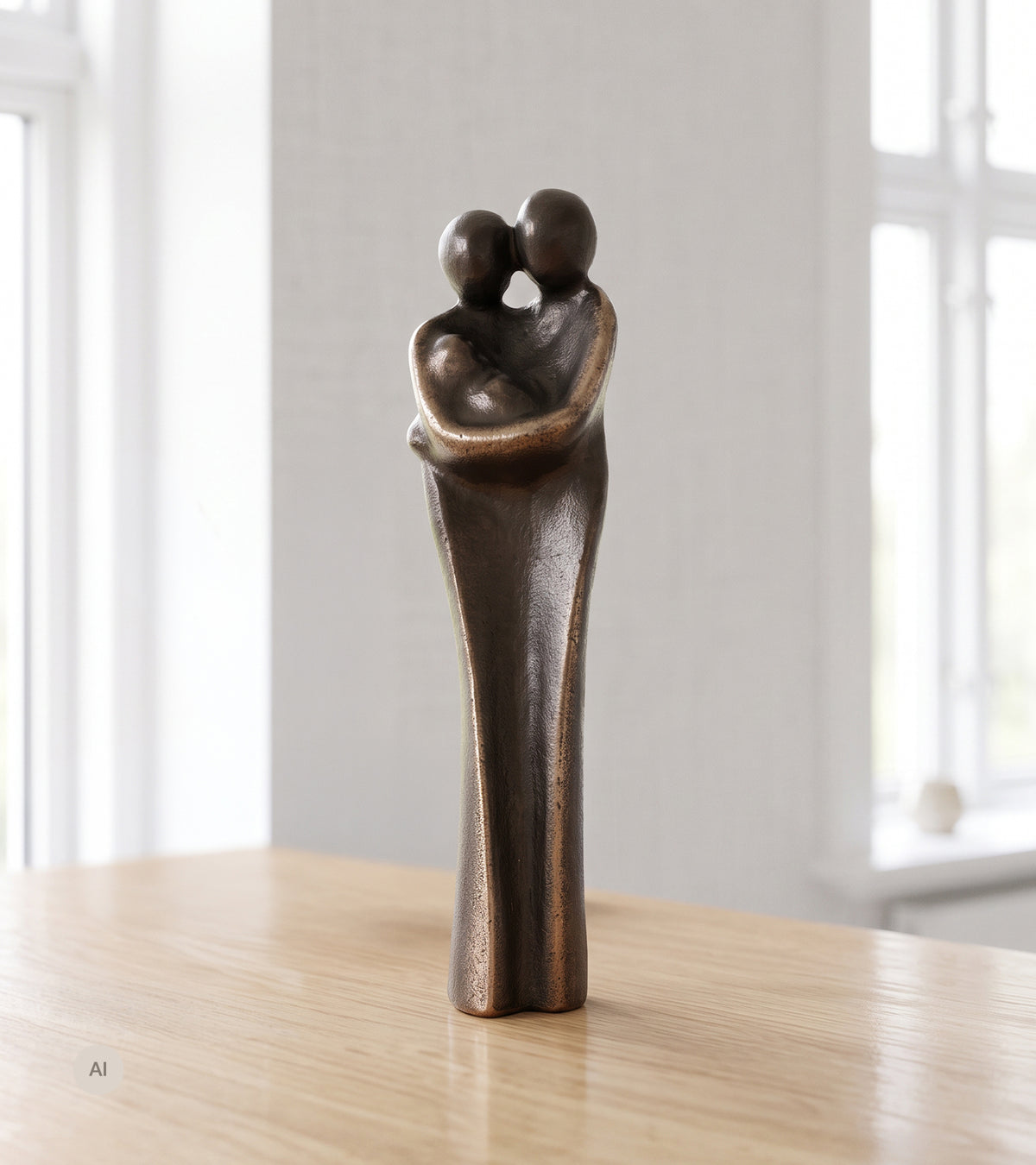 La Fiducia -Bronze figur, Tillid