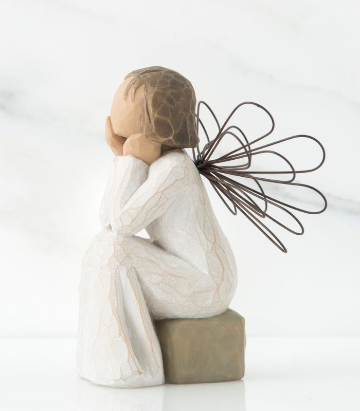OnlyByGrace Willow Tree Angel of prayer siden