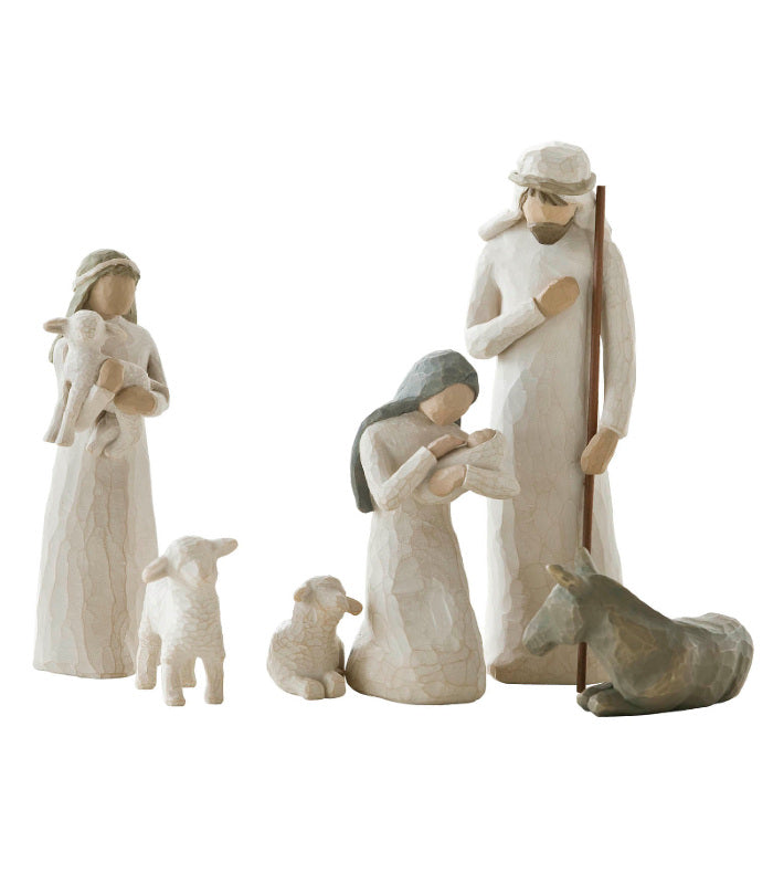 OnlyByGrace Willow Tree Nativity set Krybbespil