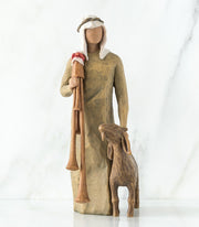 OnlyByGrace Willow Tree Shepherd w backpipe