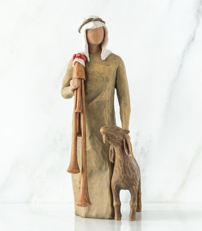 OnlyByGrace Willow Tree Shepherd w backpipe