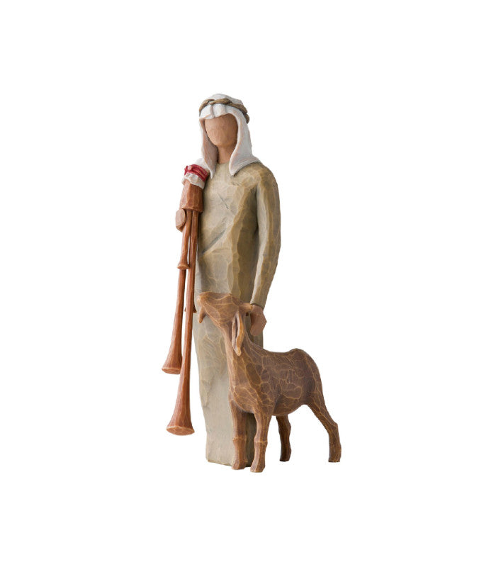 OnlyByGrace Willow Tree Shepherd w bagpipe