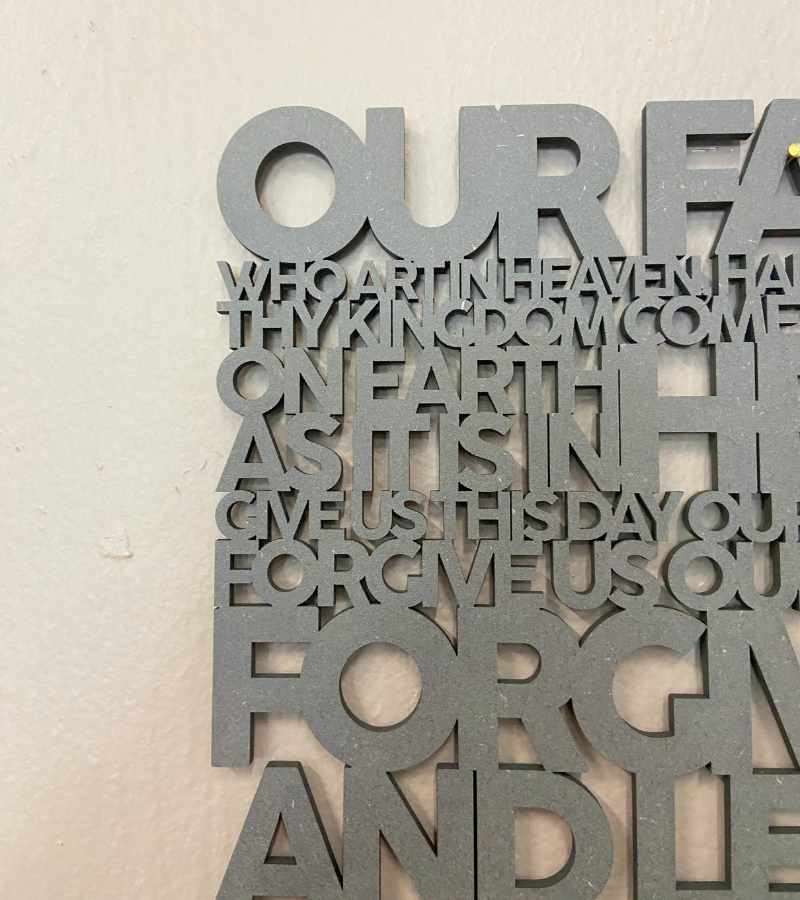 OnlyByGrace Wooden Words The Lords Prayer Sort