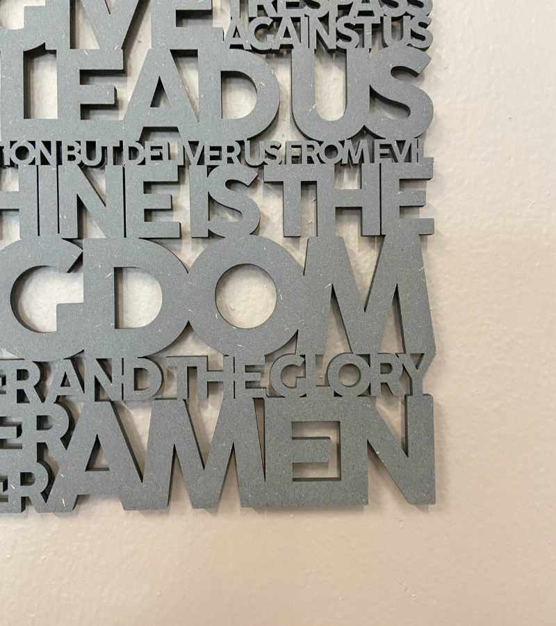 OnlyByGrace Wooden Words The Lords Prayer Sort