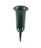 Gravvase Med Spids H32 cm Grøn