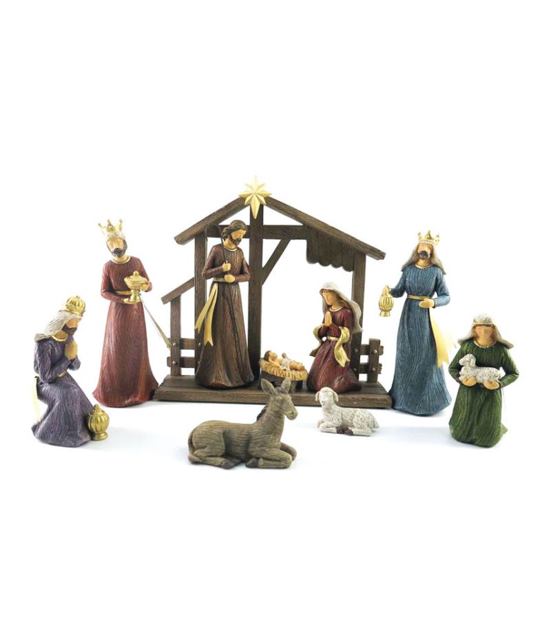 OnlyByGrace julekrybbe med stald 20cm