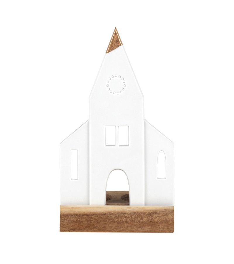 OnlyByGrace kirke lyssilhuet