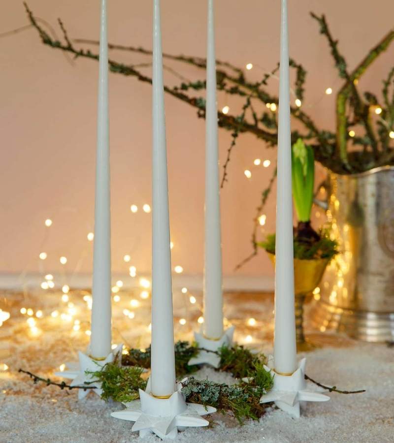 OnlyByGrace medusa adventskrans fletstjerner