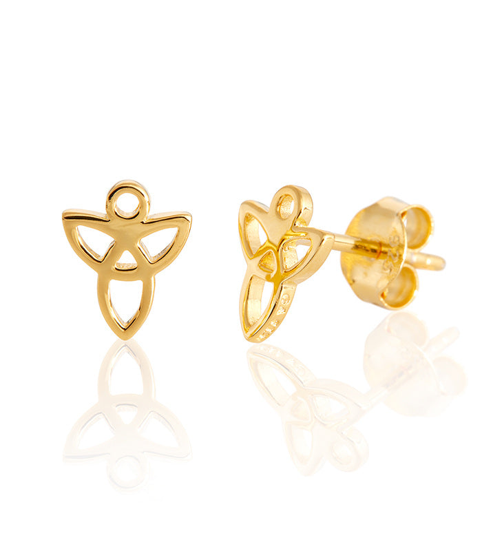 OnlyByGrace E322 skytsengel ørestik guld by gabay