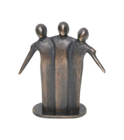 Bronze figur - Sammenhold