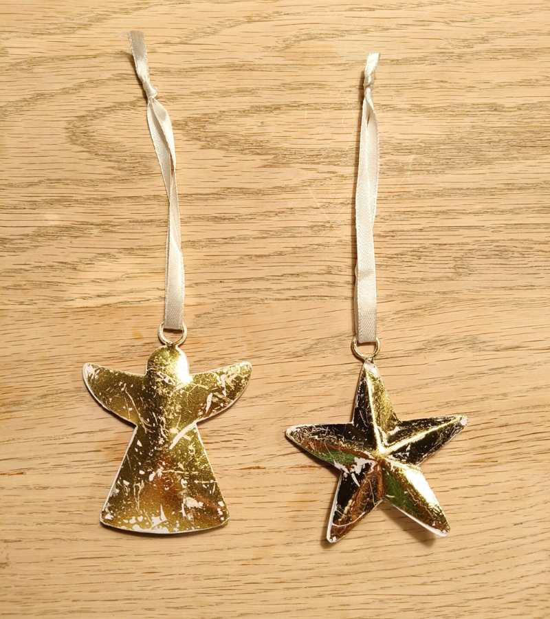 Ophaeng Hvid Og Guld OnlyByGrace