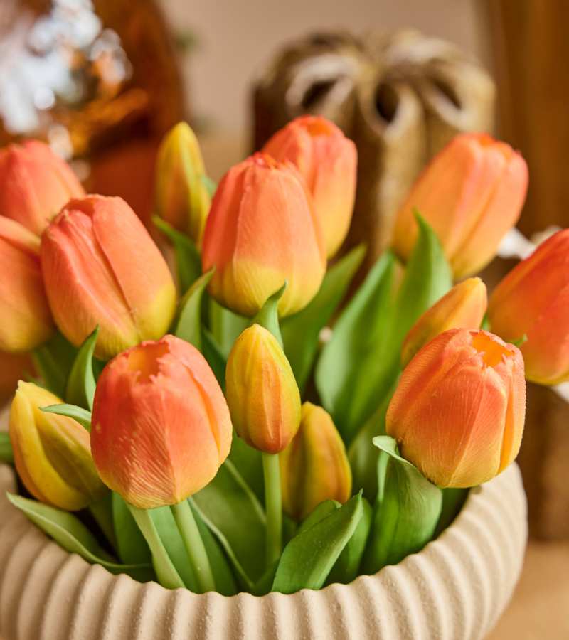 Orange tulipaner kunstige OnlyByGrace