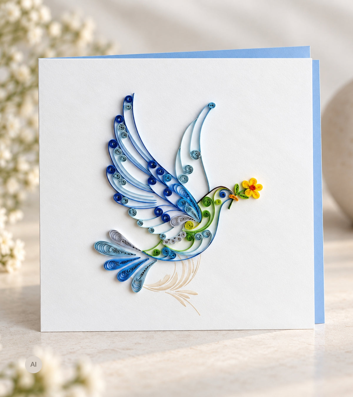 Quilling kort, Fredsdue