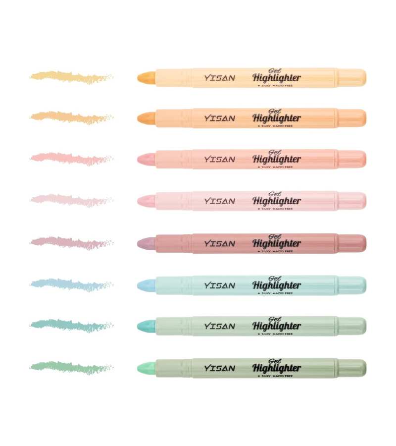 Pastel Gel Highlighter til bibel Sæt 8 OnlyByGrace