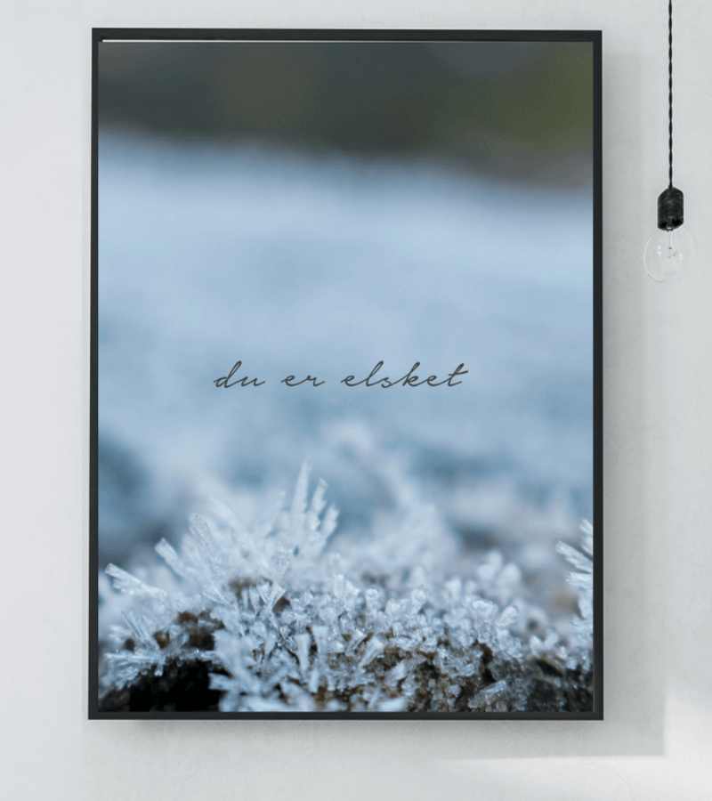 Plakat Du Er Elsket OnlyByGrace