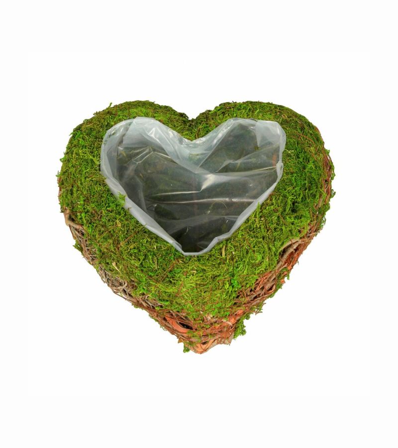 Planteskål moshjerte med grene OnlyByGrace