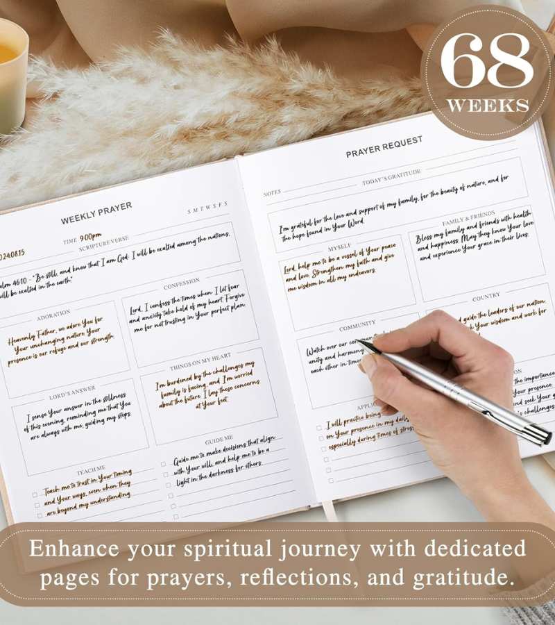 Prayer journal opslået OnlyByGrace