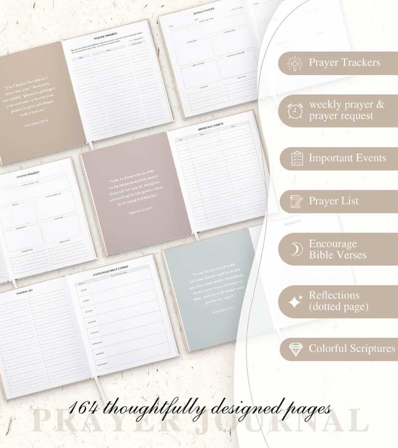 Prayer journals opslået OnlyByGrace