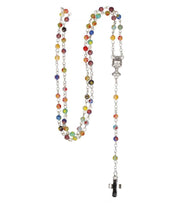 Rosenkrans Med Smaa Farverige Milleflori Perler OnlyByGrace
