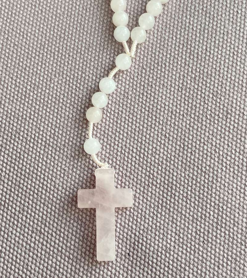 Rosenkrans Rosenkvarts Perler OnlyByGrace