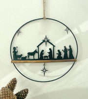 Rund Julekrybbe ophæng 30 cm OnlyByGrace