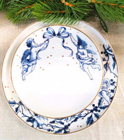 Sharing moments frokosttallerken 21 cm blå engle Onlybygrace