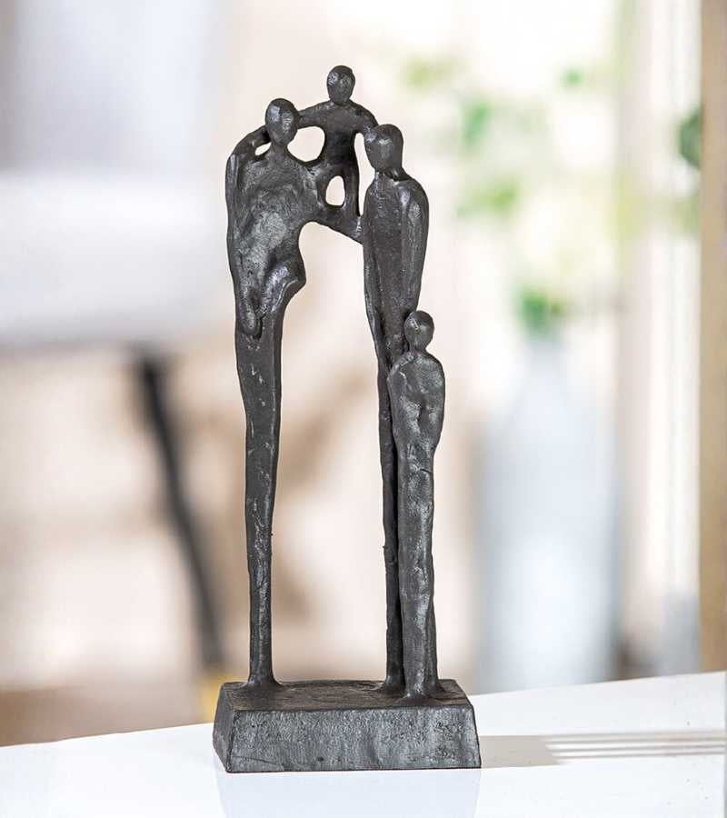 Skulptur Familien er hjertets hjem Onlybygrace