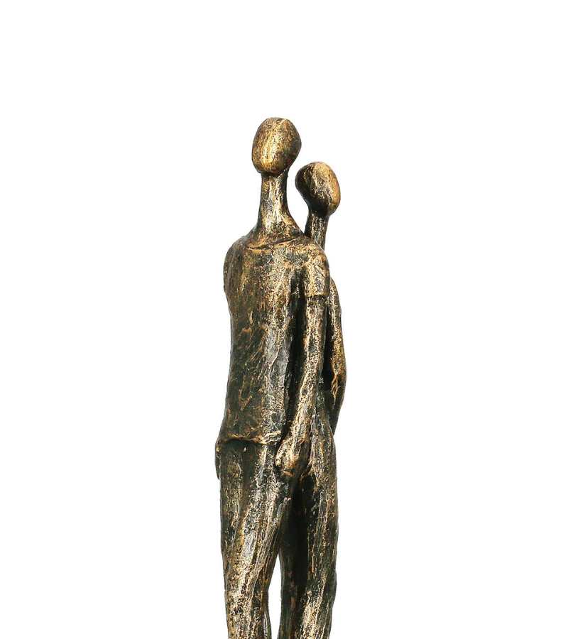 Skulptur Par Med Ryggen Til Hinanden 38cm OnlyByGrace