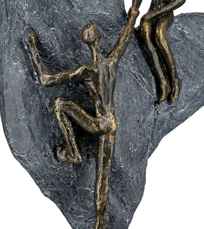 Skulptur Par Paa Hjerte 30cm OnlyByGrace