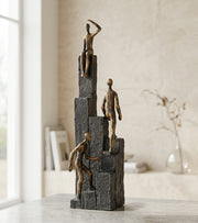 Skulptur: Mod nye mål, 39 cm