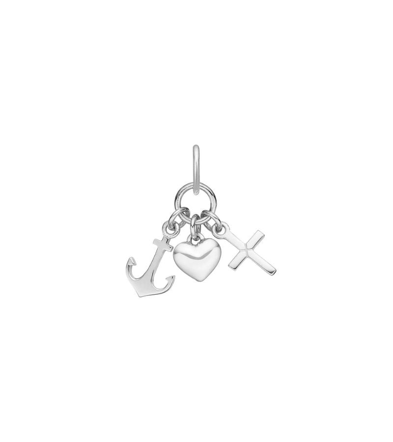 Sølv vedhæng tro håb kærlighed charms OnlyByGrace