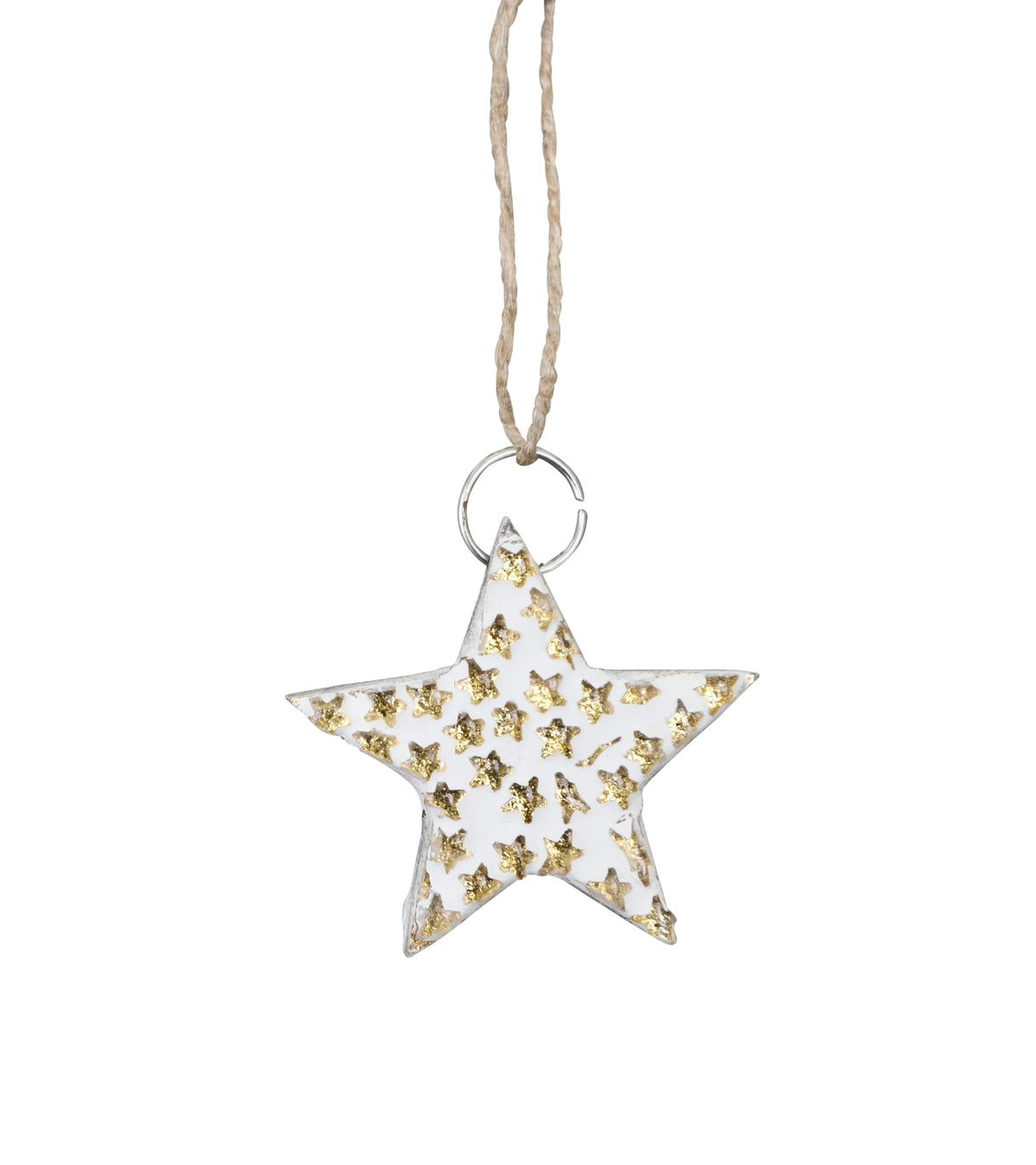 Stjerneophæng, Guld, 5 cm