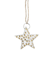 Stjerneophæng, Guld, 5 cm