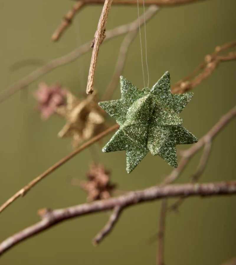 Stjerneophaeng Med Glimmer Groen OnlyByGrace