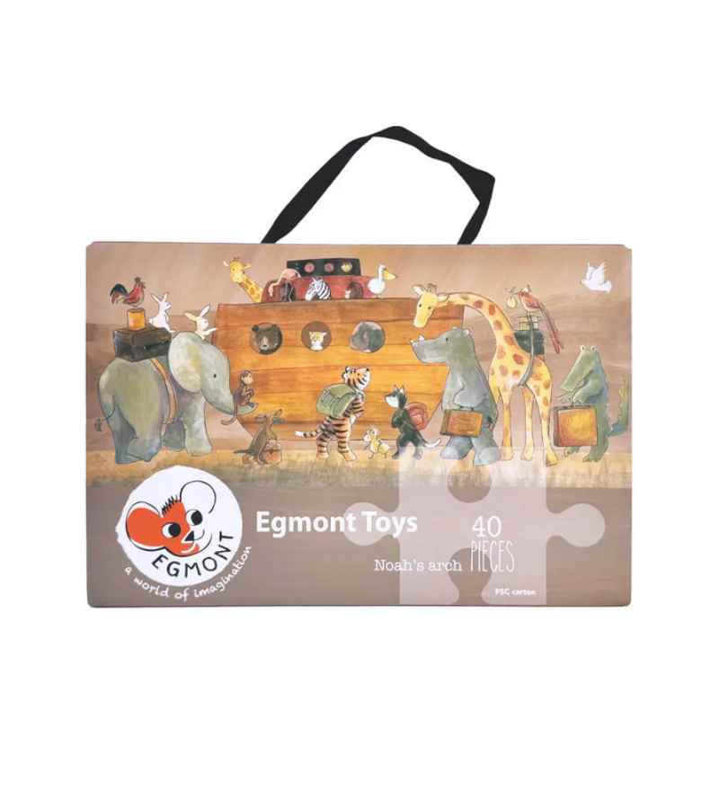 Stort puslespil 40 brk Noahs ark OnlyByGrace