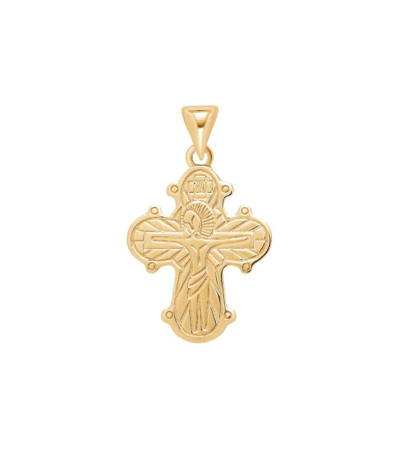 Vedhæng Guld Dagmarkors m apostlene 24mm OnlyByGrace