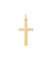 Vedhæng-Guld-Kors-30mm-OnlyByGrace