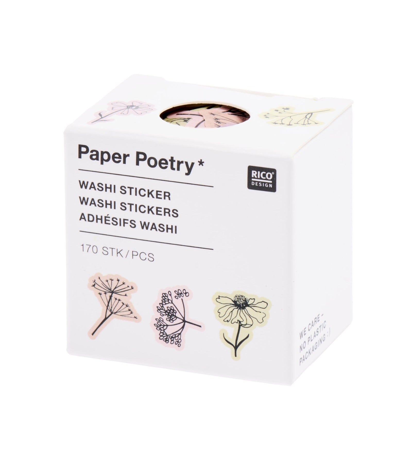 Washi klistermærker, Eng