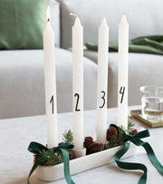 adventsstage sæt 4 hvid OnlyByGrace