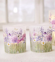 glasstage lilla blomster OnlyByGrace